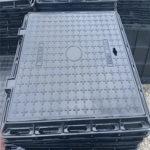 EN124 F900 Rectangular Square Ductile Cast Iron Manhole Covers HX Brand Engineer Grade Visibility Custom Sizes Foundry Services