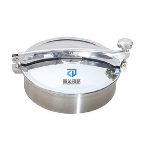 Factory Food Grade Manway Stainless Steel Manhole Cover Round Manhole for tank