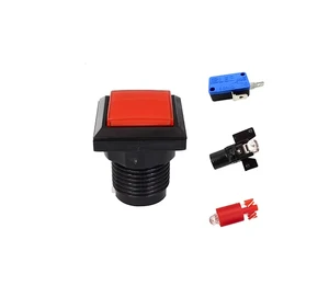 Small Square 33*33 Black Border Button Light Button Switch for Game Console Quality Connector Accessory