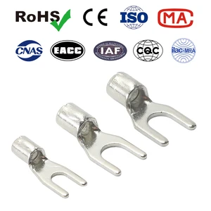Phoenix Non-Insulated Fork Type RNB3-6 High Conductive Automotive Terminal Block Copper Wire Lug