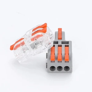 OLINK Reusable Automotive Power Distribution 32A Copper Alloy Compact Push-in Wire Quick Terminal Block Splicing 12-28AWG 1-10