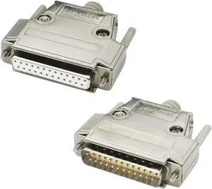 Factory Selling Female DB25 Female Crimp Connector, DB25 Metal Housing D-SUB 25 Pin Connector