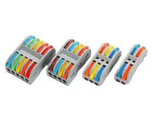 4p For PCT Soft Hard Quick Connect Wire Joint Terminal Block Building Quick Connect 4-5 Connector For Power Parallel Connecting