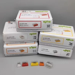 Wa-gos Full Range of Terminal Blocks 221/222/243/224/2273/2773/773 High-power Soft Hard Wire Connector Original Brand New