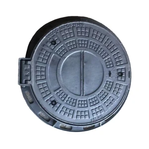 SDS Customized Good Quality Durable E124 A15 B125 C250 D400 Ductile Iron Manhole Cover Model SDS021B01047