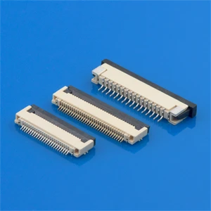 Soulin Dual-Sided 0.5mm Pitch FPC (Flat Flex) Connectors 4-60 Pin SMT Back Lock for 4 6 8 20 24 30 40 50 60 Pin Connections