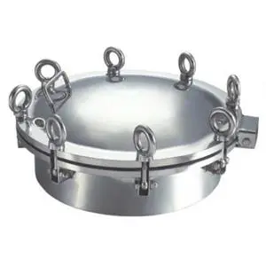 SS304/316L High Pressure Stainless Steel Sanitary Rectangular/Square Manhole for Tank Fabrication Mirror/Matt Finish 10 Bar