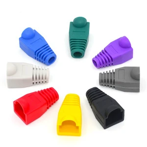 Network Ethernet Crystal Heads Plug RJ45 Connectors RJ45 Boot