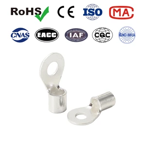 RV Ring Crimp Terminals Connectors Brass Automotive Cable Cold Pressed Insulated Terminal Blocks PHOENIX cable luge