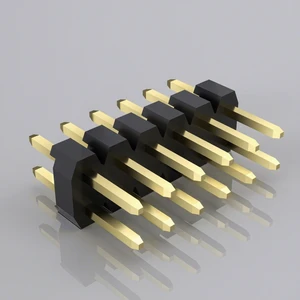 Brass Contact Male Socket PCB Pin Header Connector 2.54 Pitch 2x6 Pins 2.54mm Female Header For PCB PZ254-2-12-Z
