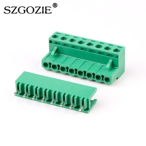 5.08mm 8pin Terminal Block Plug-in Type Male and Female Right Angle Vertical 2EDG 5.08 Pluggable Terminal Block Connectors