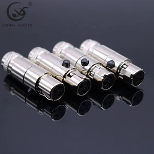 YIVO XSSH Audio HIFI DIY Headset Studio Mikrofon Jack Female Male 3 Pin 4 Pin Mini XLR Connector Balance Plug OEM ODM Connectors