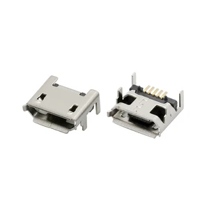 USB Connector Micro 5 Pin Dip USB Connector Female USB 2.0 Socket PCB Connector