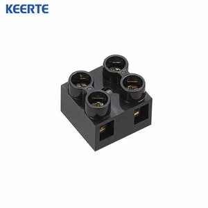 KEERTE Hot Selling 10A 500V X5-1002 2-Way Insulated Fixed Terminal Blocks Screw Distribution Made of Durable Copper