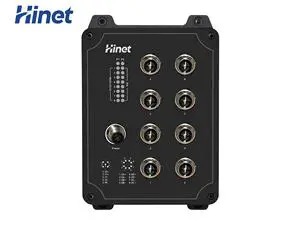 EN50155 8xGigabit PoE M12 Switch IP67 -40~75C 120W 16Gbps Plug-and-Play 5-Year Warranty Wall-Mount Railway/MiningOnboard