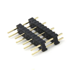 PH 2.54mm H2.5 Double-Row Double-Pin 180 Degree Plastic Through Hole Male Header Dual Straight Dip for Board to Board Mezzanine