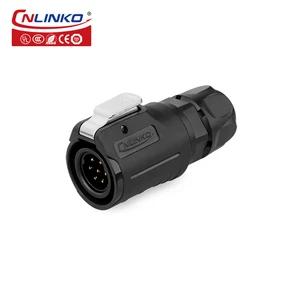 Cnlinko LP16 Series Power Electric Ip68 Waterproof Connector 2 3 4 5 7 8 9 Pin Aviation Connectors