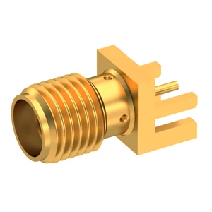 R125423200 SMA / STRAIGHT JACK RECEPTACLE FOR PCB SMT TYPE - EDGE CARD.