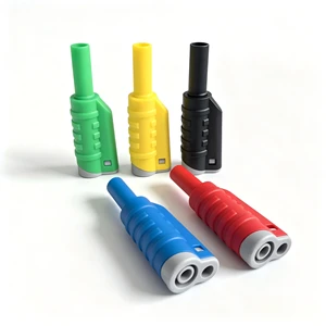 4mm Safety Banana Plug, Dual-use Design for Direct Insertion and Soldering Reliable Electrical Connector Made in China