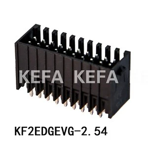 KF2EDGEVG-2.54 PCB Screw Terminal Blocks Spliceable Diagonal Wiring