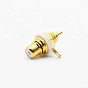 RCA Connector Gold-plated 3μ High-end Audio and Video Socket Connector