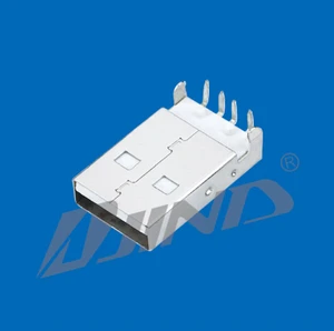 JINDA USB 3.0 Male a Type PCB Connector Plug 90 Degree 4-Pin DIP 125V 1.5A Model 105-0201101 CN ZHE