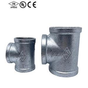 GI Pipe Fittings Galvanized Malleable Iron Threaded Elbow Tee Cross Union Socket Nipple Plumbing Applications