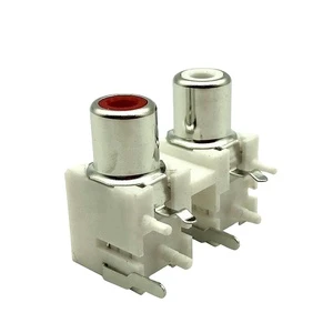 2 Pin RCA Jack for Pcb Mount RCA-216 AV Audio Video Jack Socket Rca Connectors