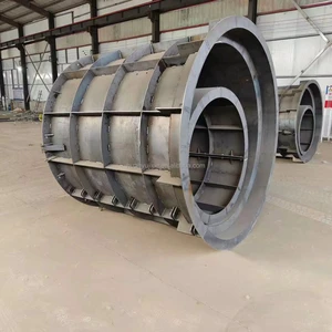 Heavy Duty Steel Manhole Mold - Custom Circular Concrete Culvert Pipe Molds for Infrastructure with Precision Fitting