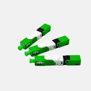 SCUPC APC FTTH Fast Connector Blue Green Pink Yellow Optical Quick Connector Fast Connector