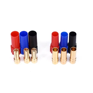 AMASS XT150 Connector High Rated Current Adapter 6mm Bullet Connector Gold Plated Banana Plug LiPo Battery XT150 Plug for RC