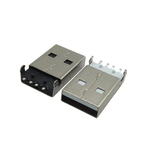 USB Type a 2.0 Male Connector 4PIN SMT Usb Type a Connector
