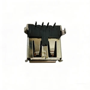Factory Sales USB Female PCB Connector USB a TYPE FEMALE for PCB Connector GOLD