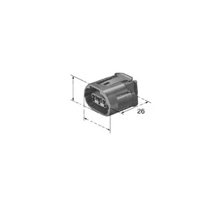 Original Brand New Connector 6189-0443 Automotive Connectors 3Pin Sealed Female Gray Housing for Electrical