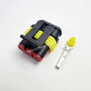 1.5mm Waterproof Superseal Series Auto Male Female Auto 3 Pin Wire Connectors Terminals for 282087-1 DJ7031-1.5-21