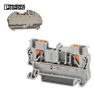 PT 2.5 Phoenix Din Rail Feed Through Push In Wire Connectors Terminal Blocks