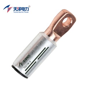 High Quality TCA10N-8 Bimetal Copper Aluminium Crimp Cable Lug Terminals Factory Electrical Power Accessories Connector