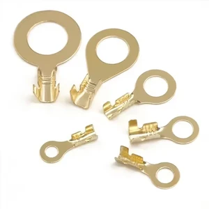 150PCS Non-Insulated Tin Plated Copper SC Lug Terminals M3-M10 Electrical Crimp Connector Kit