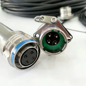 J599POF Industrial Control Plastic Optical Fiber Bundle Connector