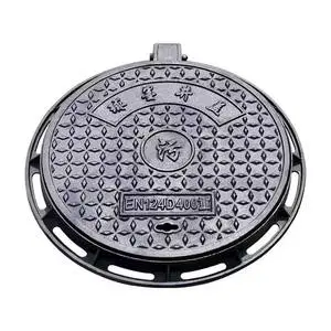 Wholesale Inventory Heavy Duty Ductile Iron Manhole Cover Precision Casting for Municipal Roads
