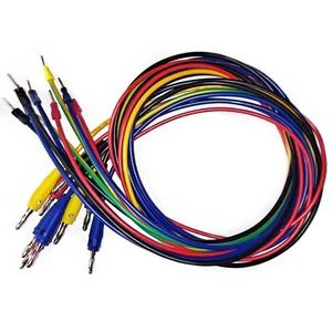 Lantern Plug 4mm Banana Plug 4mm Male Connector to Lug Pin Type Brass Round Pin Terminal Wire Wire Harness Cable Assemblies
