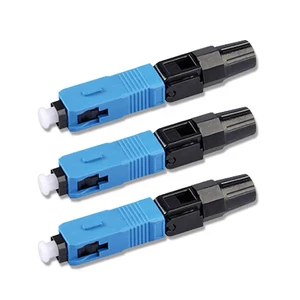 Hot Sale SC UPC Optic Quick Connector Fiber Optic Fast Connector FTTH Field Installable Cold Connector for Drop Cable