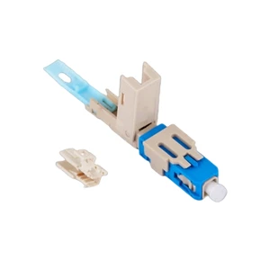 SC APC UPC Fiber Optic Fast Connector Free Quick Assembly Mechanical Field Connector for 2.0*3.0mm Drop Cable FTTH
