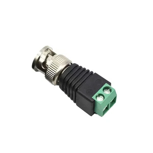 BNC Male Connector Green Solder-Free BNC Positive Negative Terminal BNC Male Female Connector for Connector Accessories