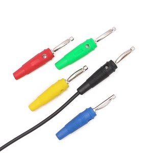High Quality 4mm Banana Plug Solderable Crimpable Stackable Connector