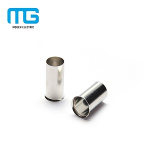 Position Copper Wire Non-insulated Naked Cable Lug Ferrule Type EN Cord End Terminals
