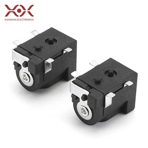 Manufacturer-produced DC Power Socket DC-050 5.5*2.1 Cylindrical All-Copper Silver-Plated High-Temperature Resistant Digital