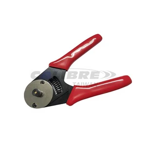 TAIWAN CALIBRE AWG 20-26 Closed-Barrel D-Sub Contacts Terminals Crimper Carbon Steel Black Oxide Finish Plastic Handle Front