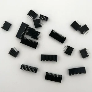 FPC FFC Cable 1.0mm Dislocation Without Lock Socket PCB Connectors Straight Pin 4 5 6 7 8 10 12 16 17 18 19 20 Pin