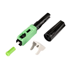 Mini SC SM Fast Connectors SC/APC SC/UPC Fiber Optic Connectors For FTTX Network